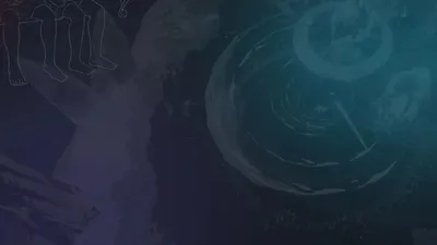 Shape of Dreams の星座の線と夢の渦で構成された公式背景画像
